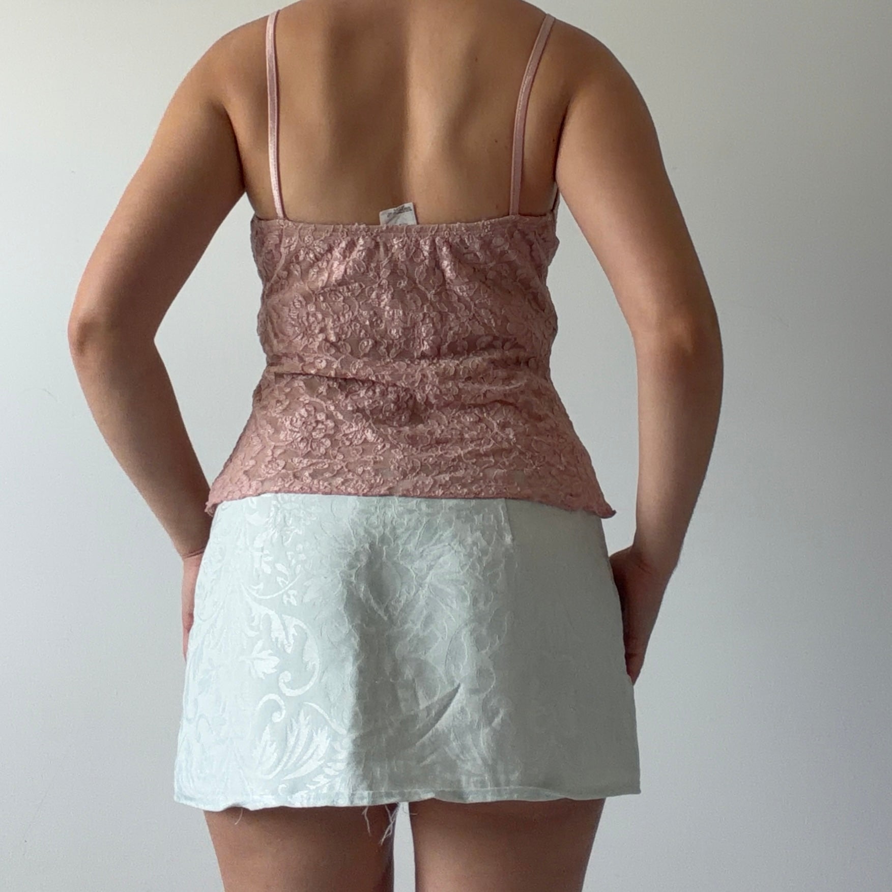 Le Chateau Lace Babydoll Cami | Made in USA | S