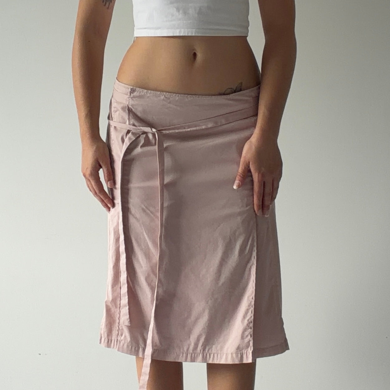 Country Road Pleat Wrap Midi Skirt | 14-16