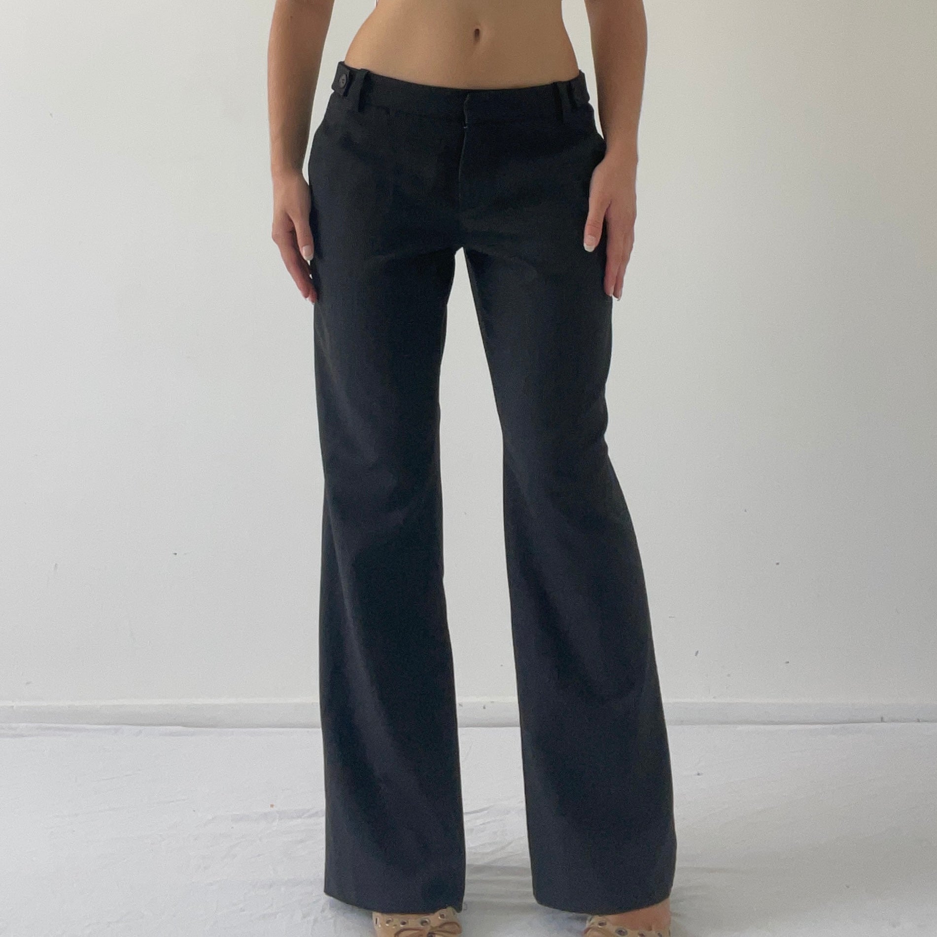 Country Road Wool Low Rise Pants | 6-8