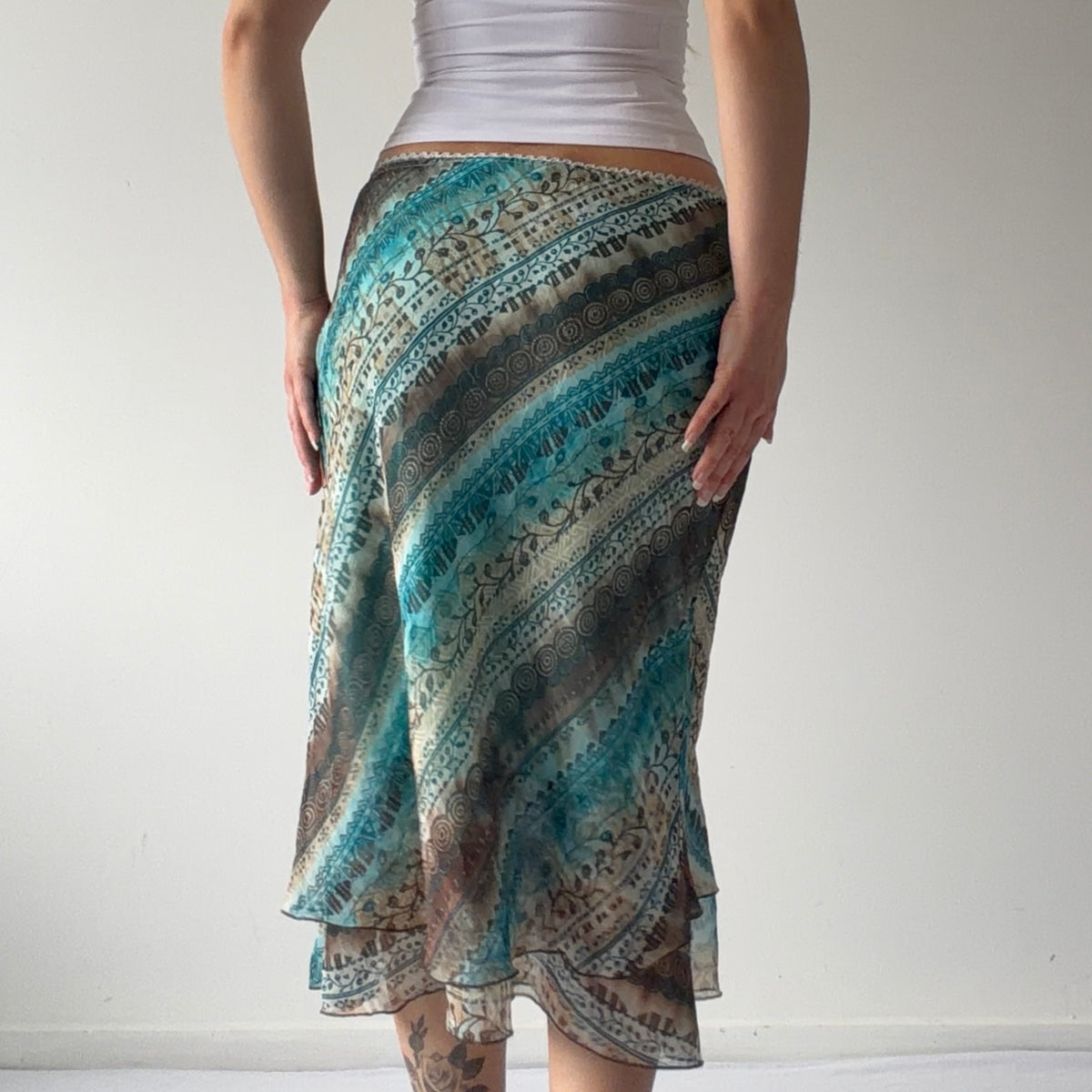 Boho Midi Skirt | S