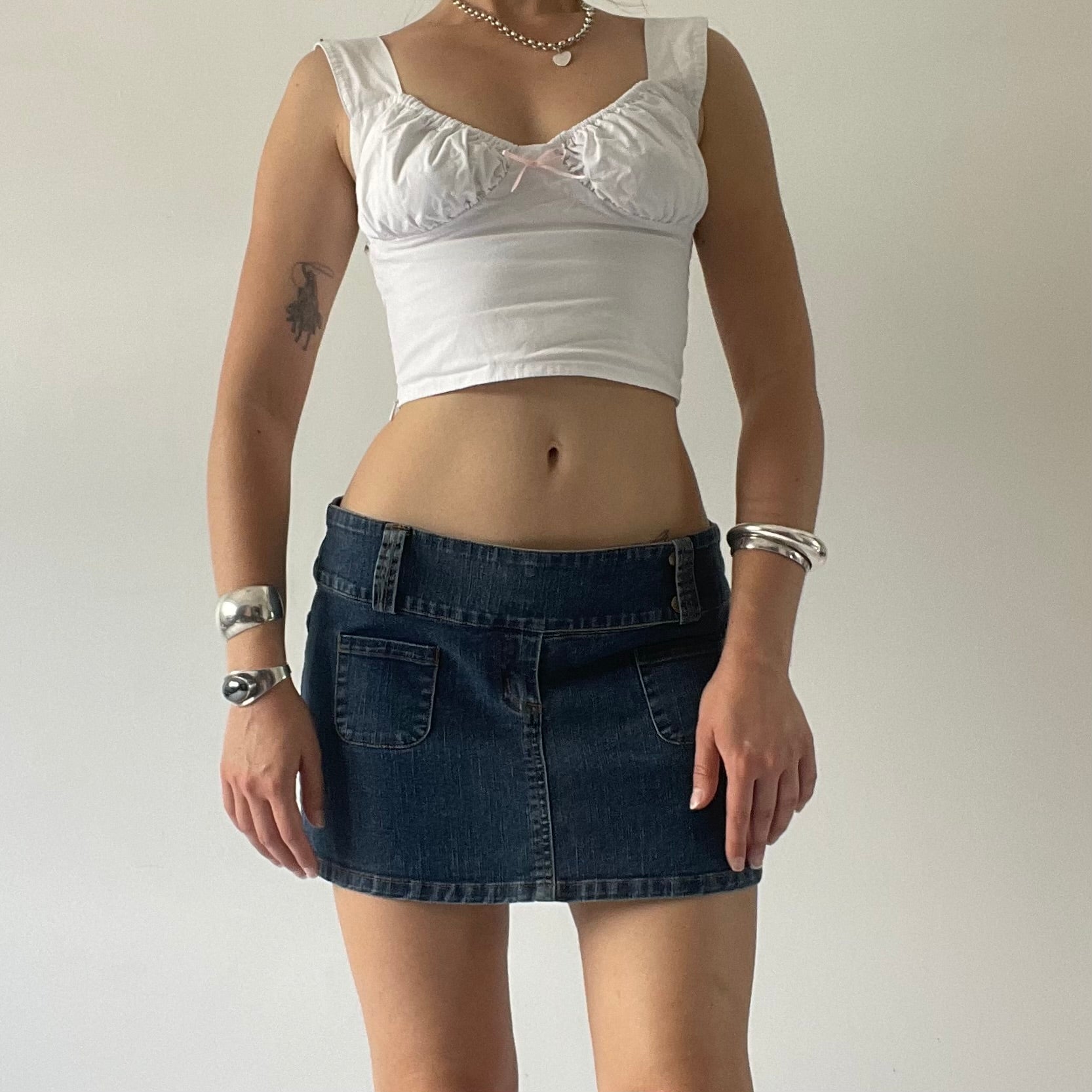 Real Denim Micro Mini | 10-12