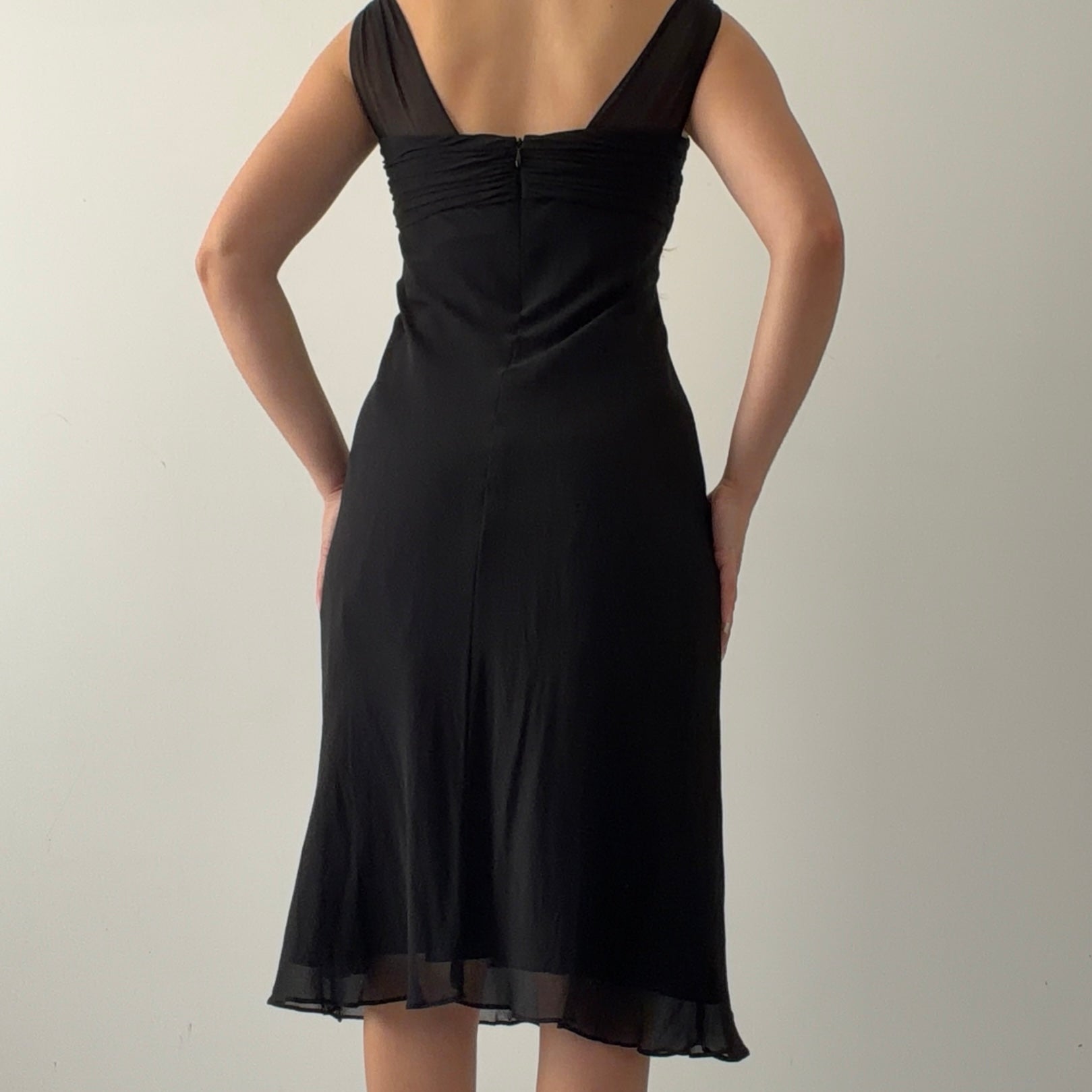 Jones New York Silk Midi Dress | 6-8