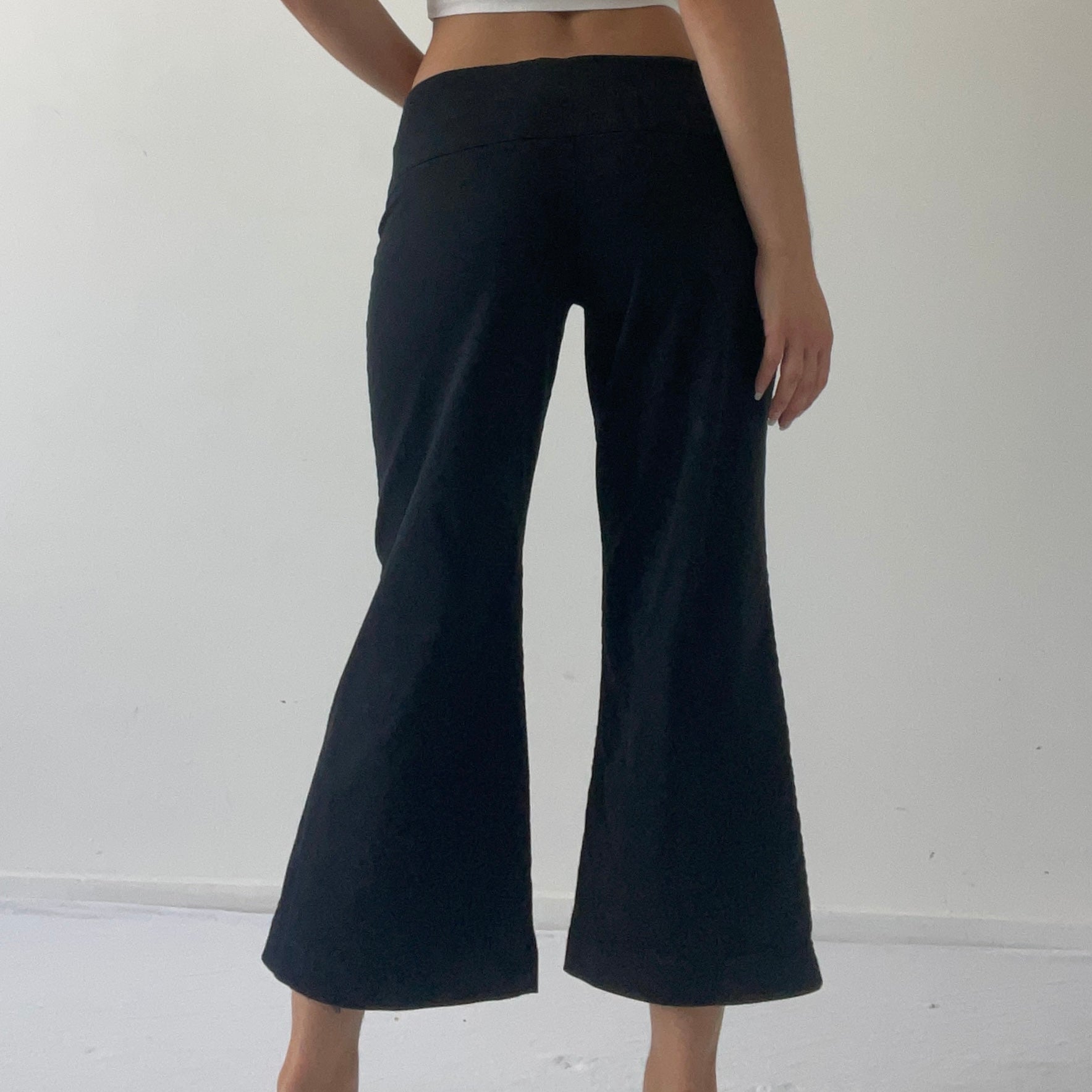 90s Low Rise Culottes/Capris | 10-12