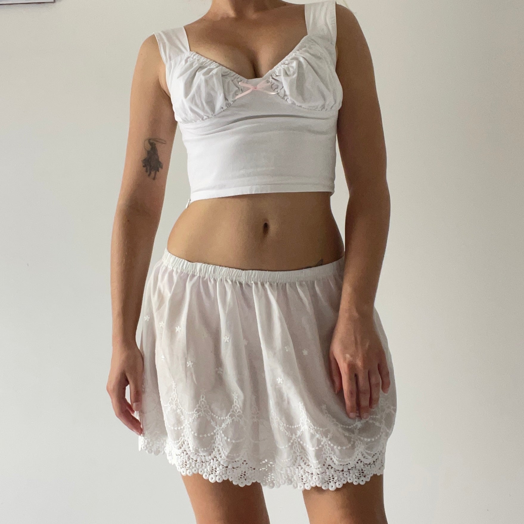 Embroidered Mini Skirt | 6-10