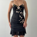 Rare Sue Wong Nocturne Silk Midi Dress | M