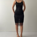 Kiss Kiss Crochet Sequin Dress | 10-12