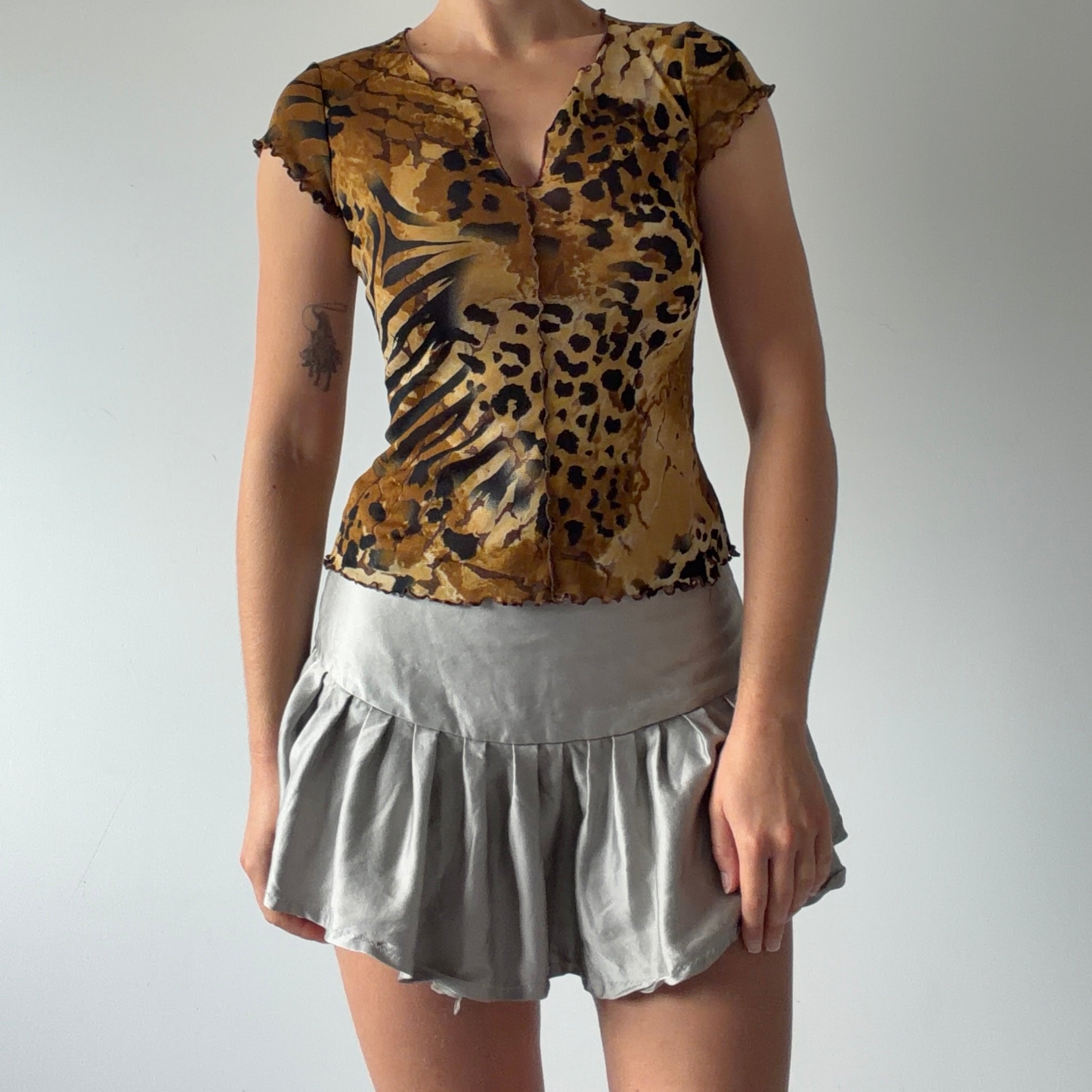 Wet Seal Mesh Top | 6-8