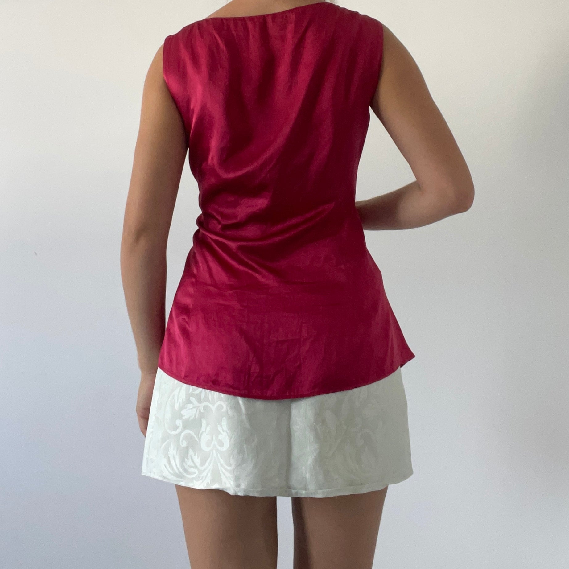 Silk Babydoll Tie Top | Made in NZ | 14-16