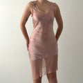 Ambre Babzoé Silk Beaded Midi Dress | XS