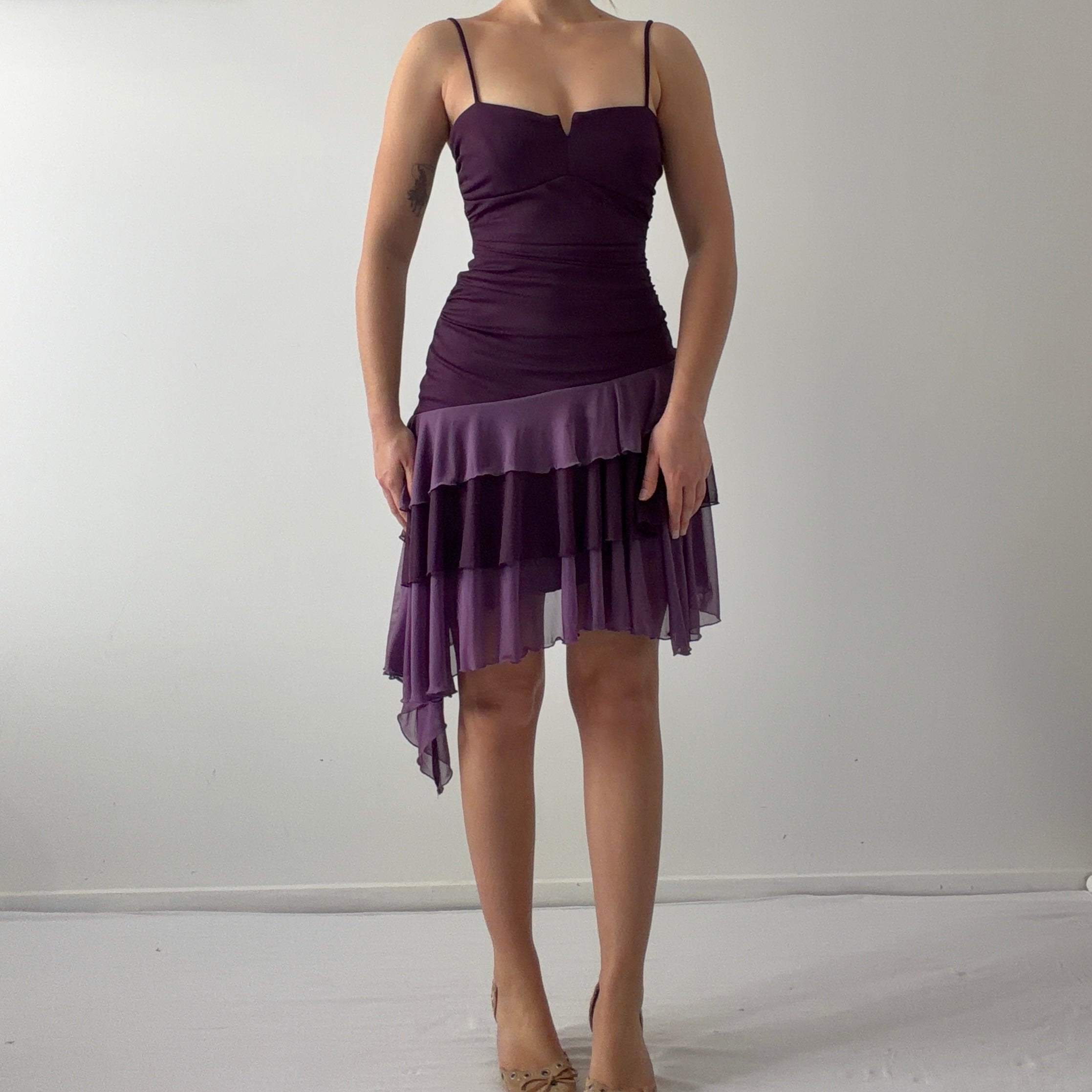 City Triangles Mini Ruffle Dress | XS