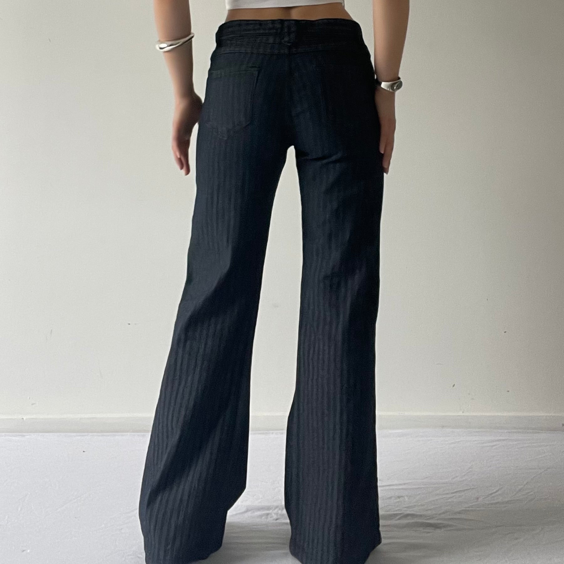 Low Rise Wide Leg Pants | 6-8