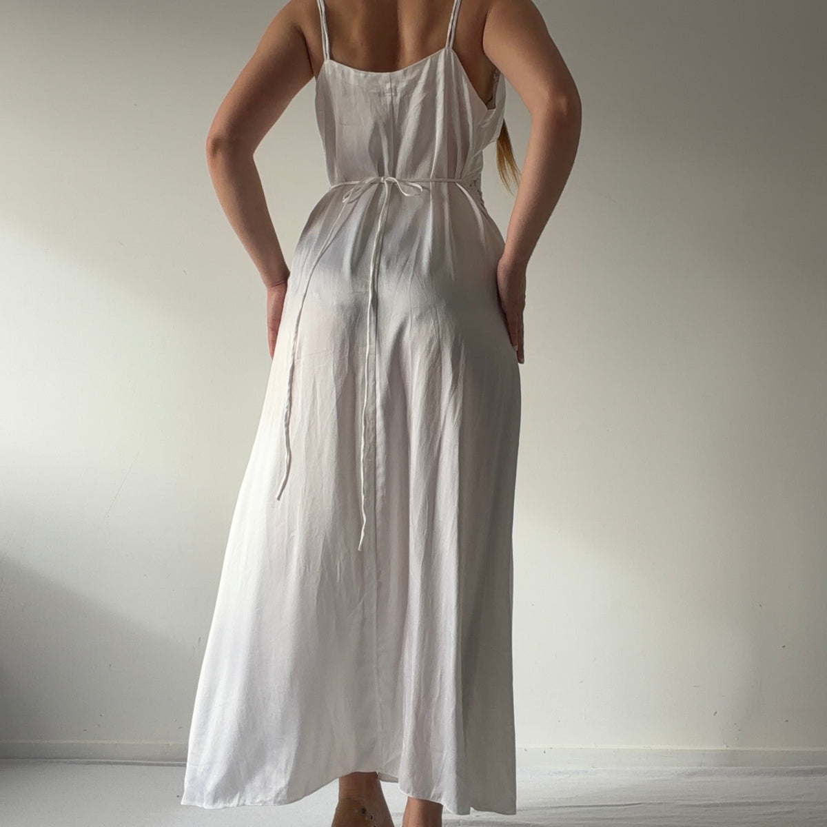 Günes Satin Slip Dress | S-M