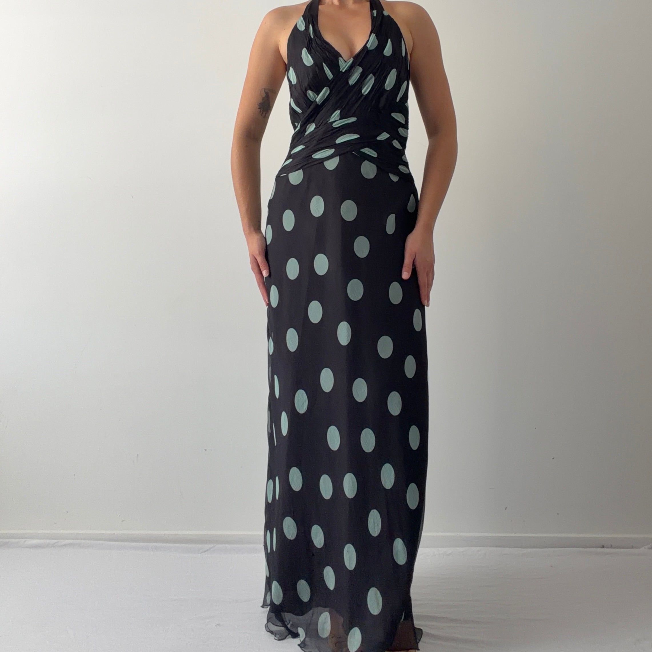 Phase Eight Silk Halter Dress | 12