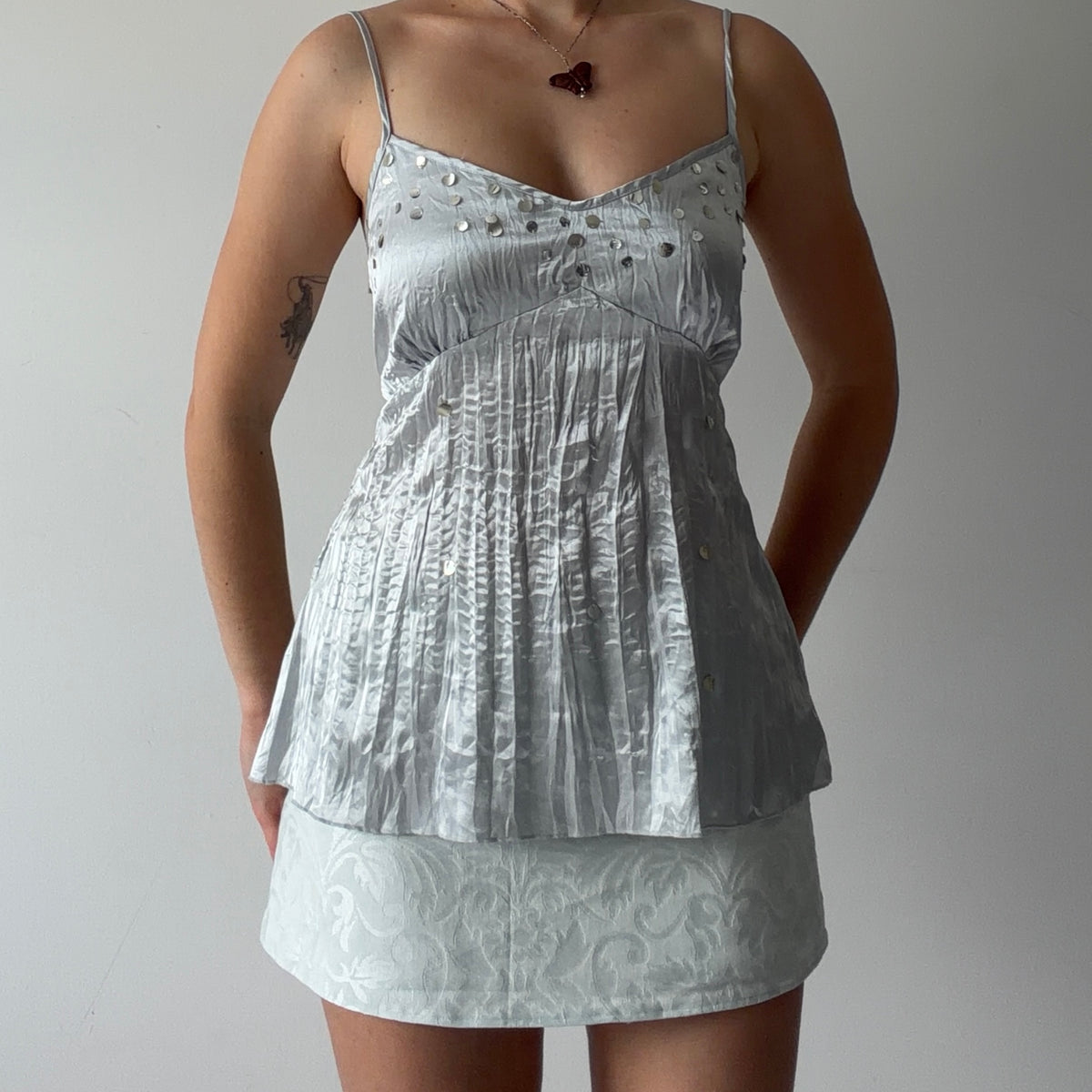 Charlotte Russe Sequin Cami Top | S