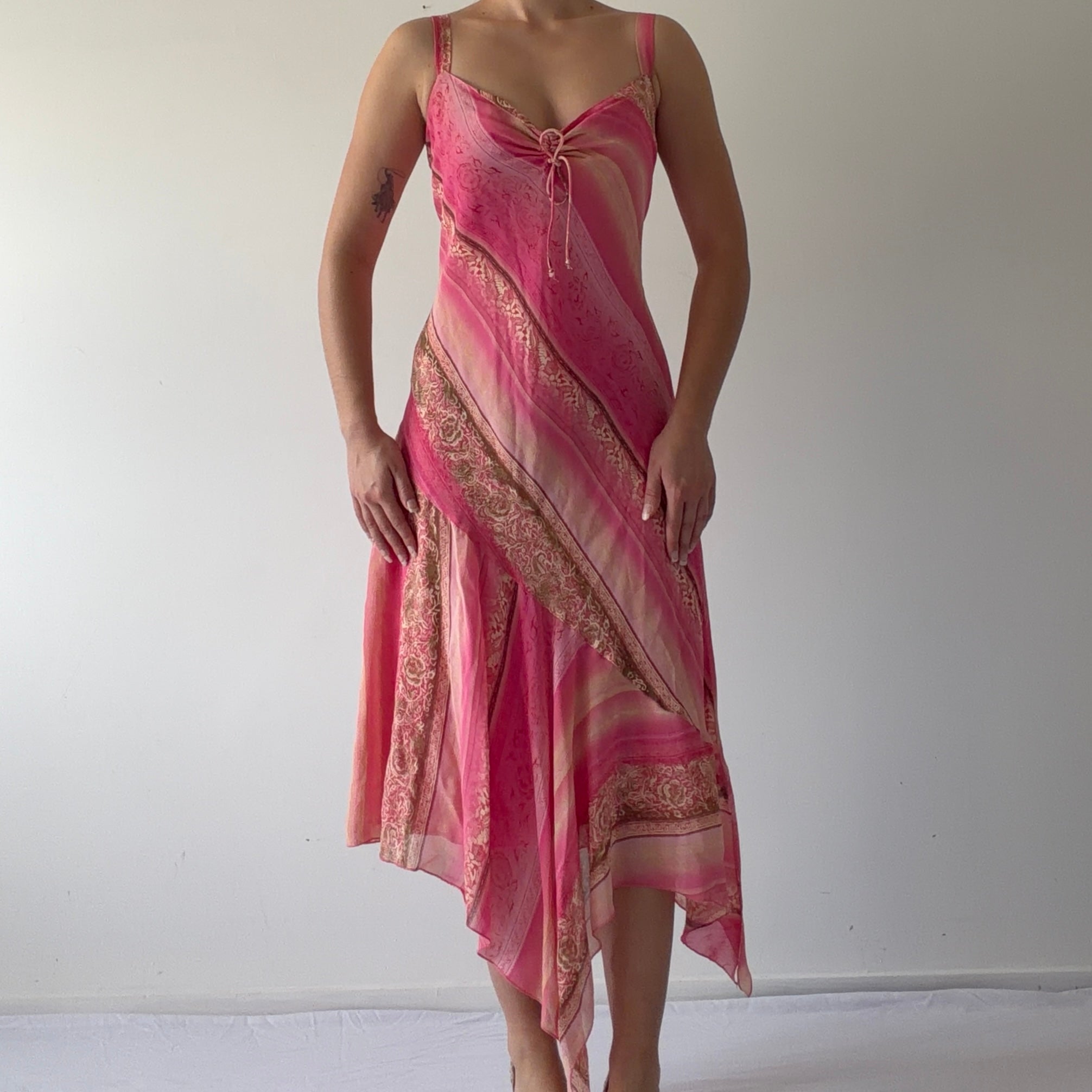 Asymmetric Maxi Dress | Made in Spain | 10-12