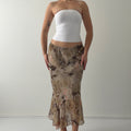 Tradition Floral Midi Skirt | Made in Canada | 12-14