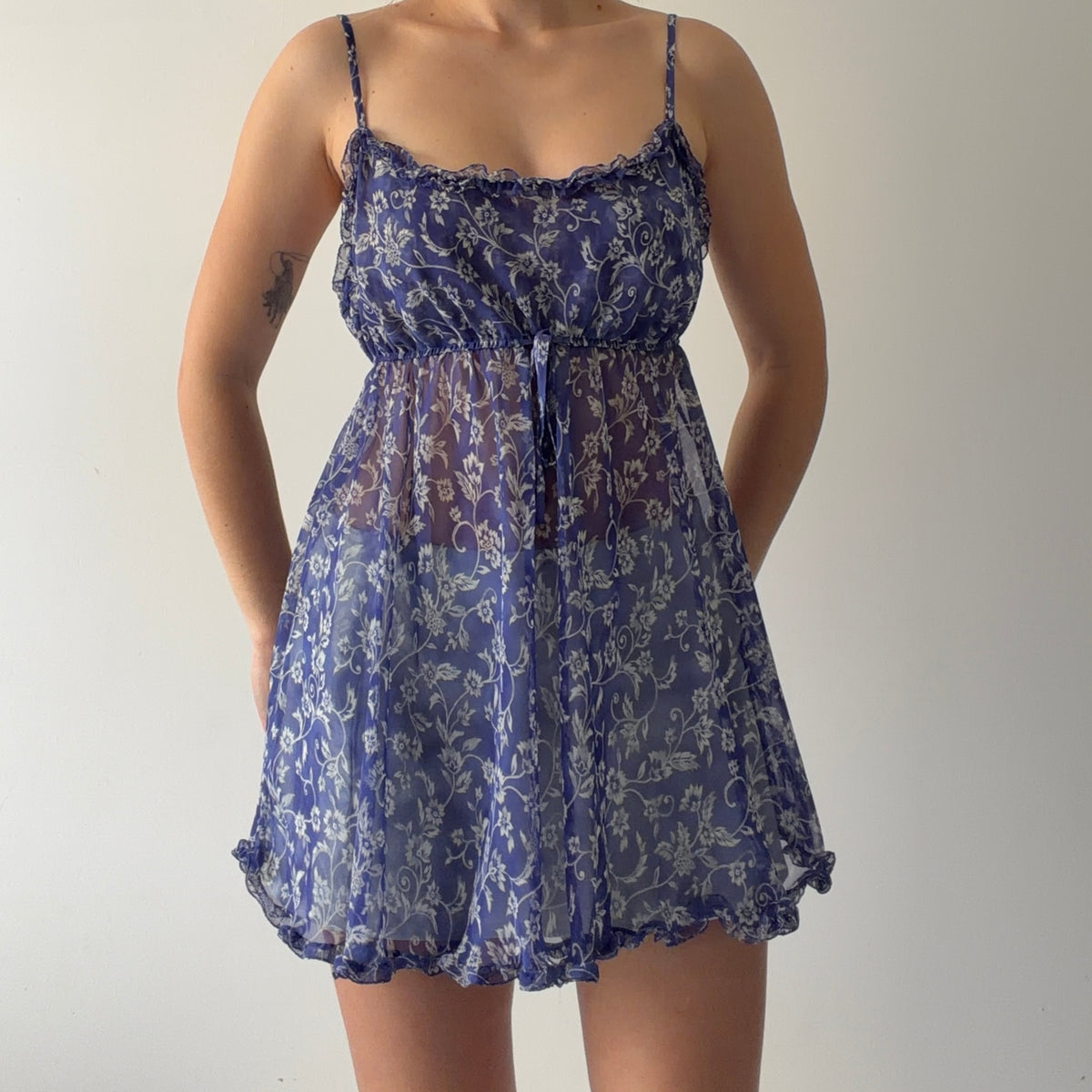 Victoria's Secret Floral Babydoll Slip | M
