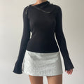Cue Asymmetric Wool Knit | 6-8