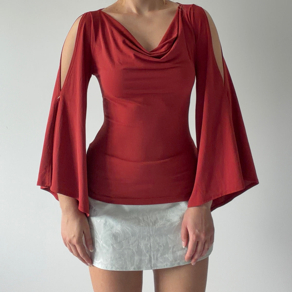 Forever 21 Bell Sleeve Top | L