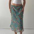 Cato Watercolour Midi Skirt | 8-10