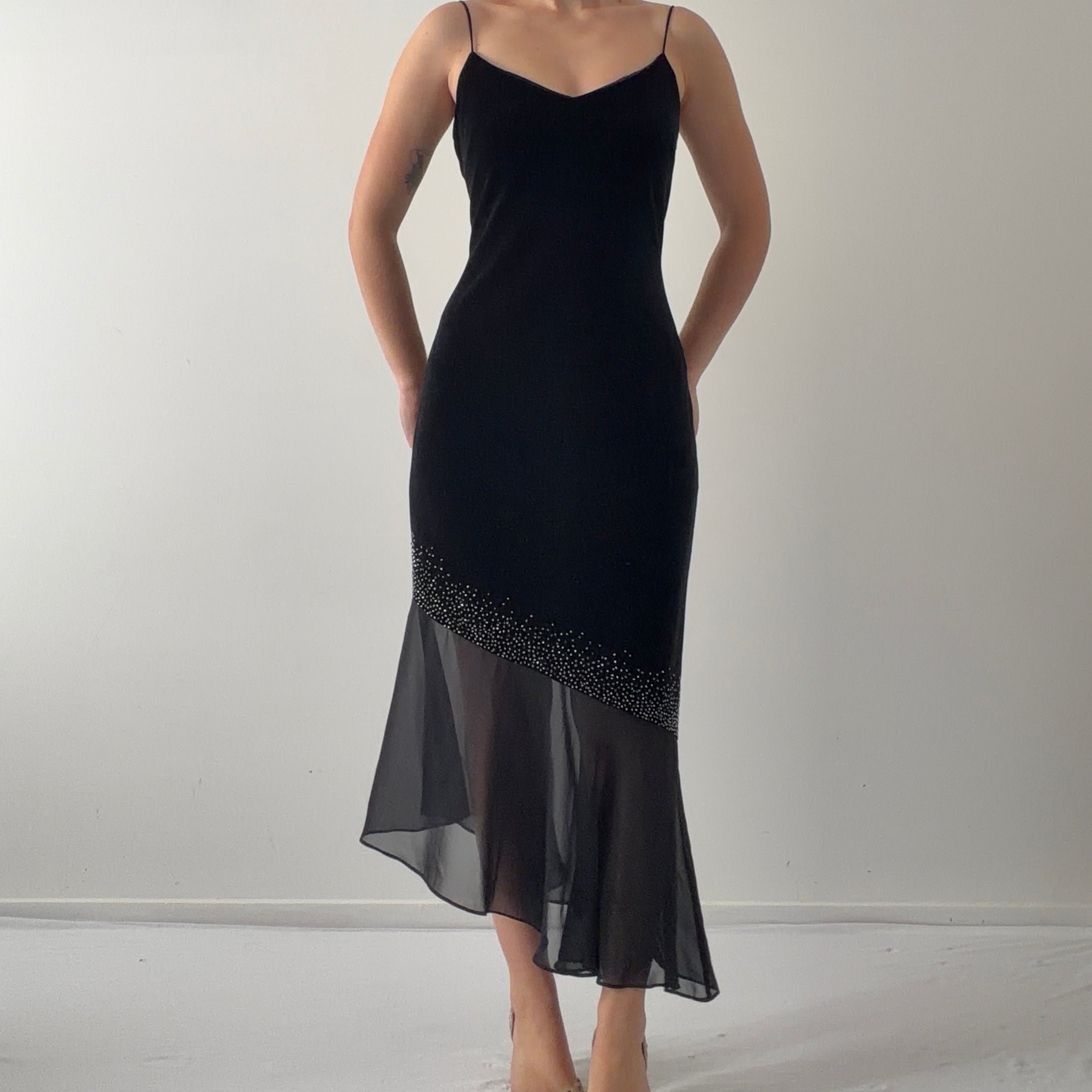 Jessica Howard Evenings Velvet Midi Dress | M