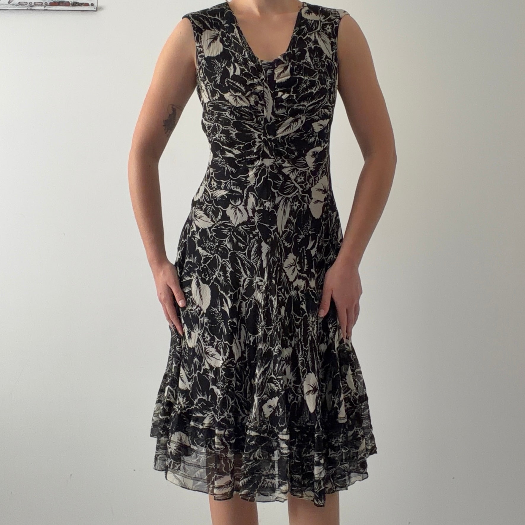 Jones New York Silk Midi Dress | M