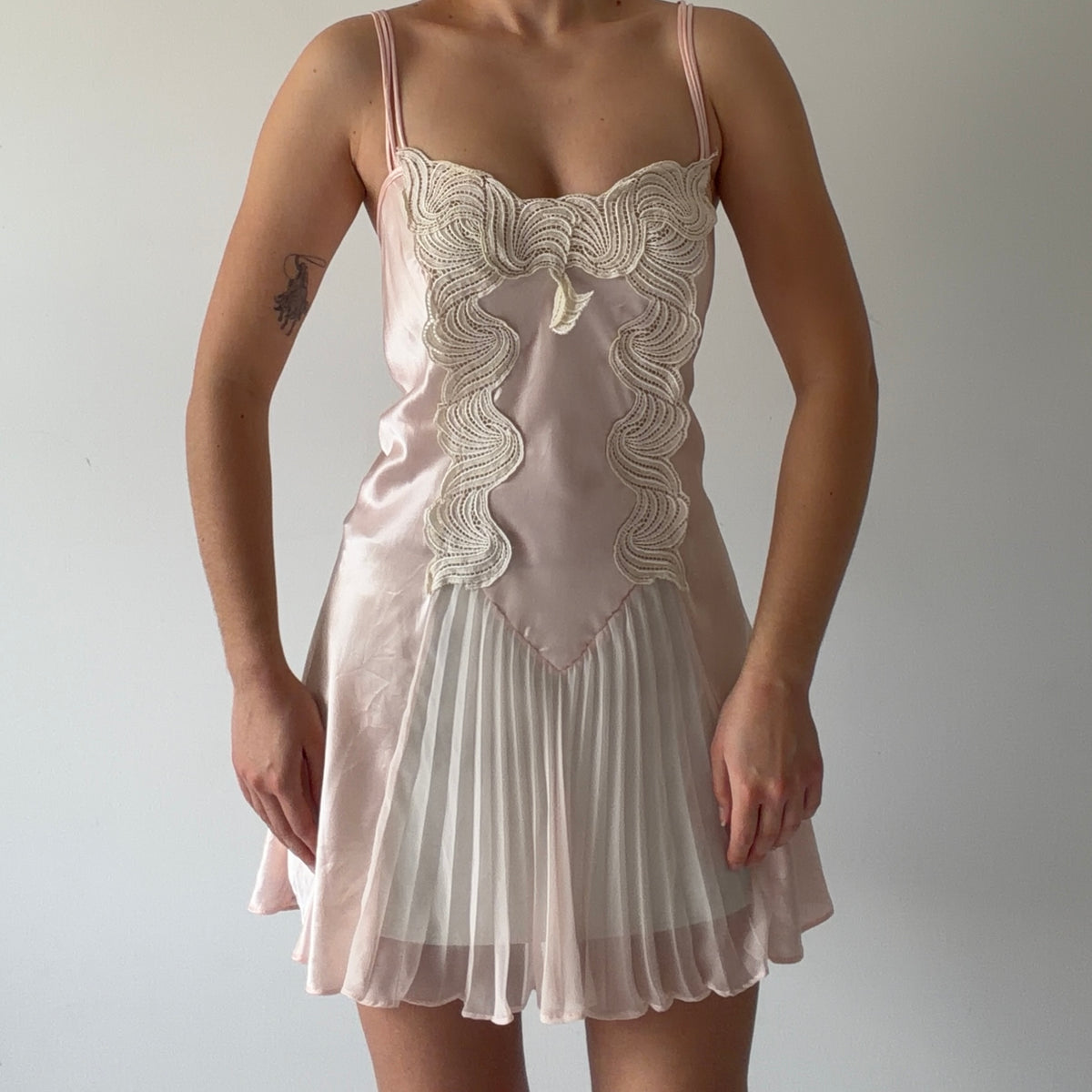 Flora Nikrooz Satin Slip Dress | L