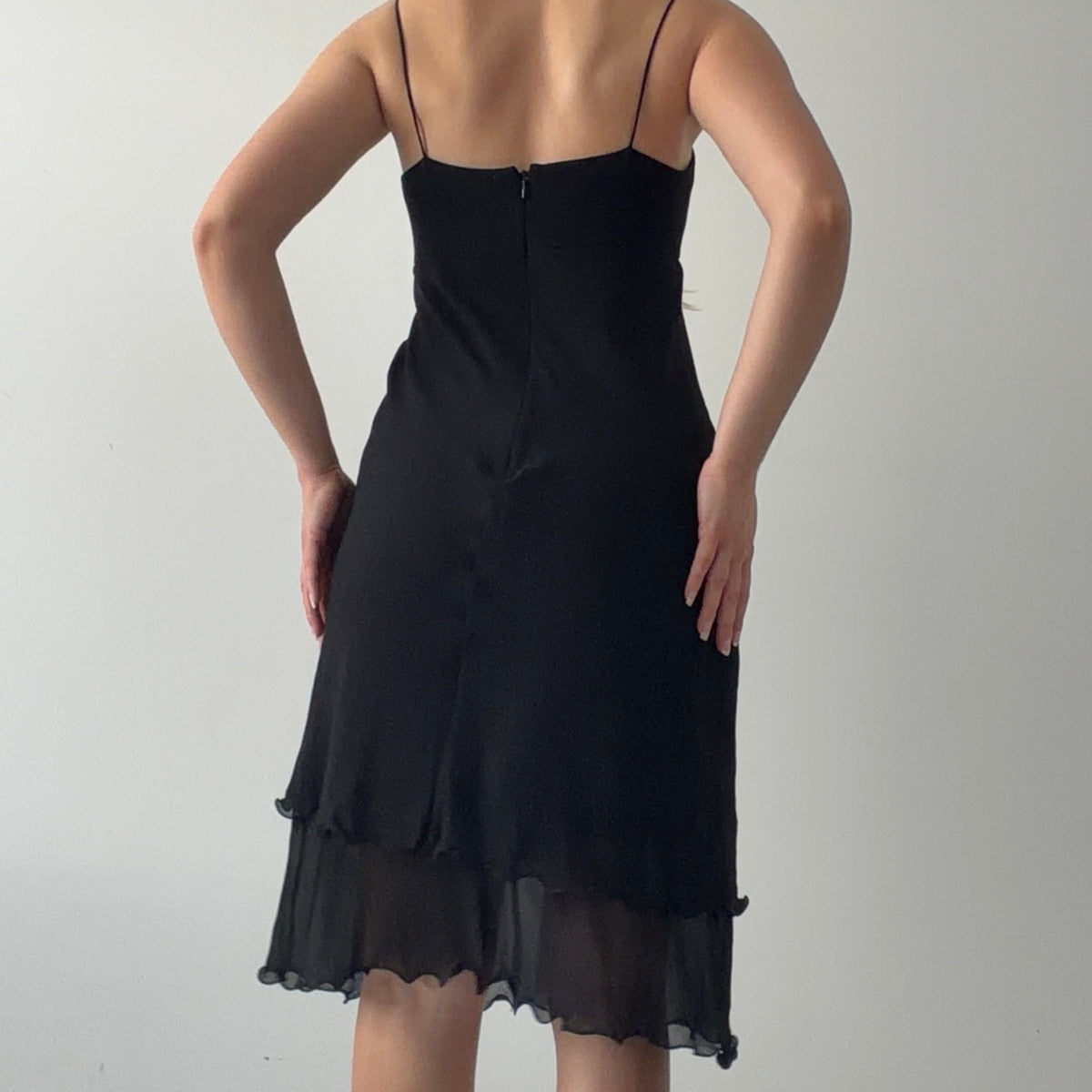 Ann Taylor Silk Midi Dress | XS