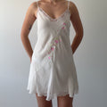 Linea Donatella Embroidered Slip Dress | S