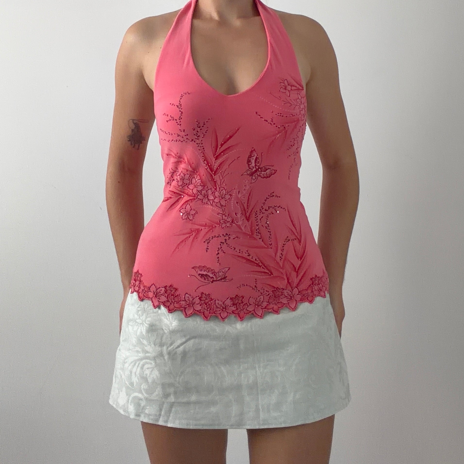 Viva You Butterfly Halter Top | 10-12