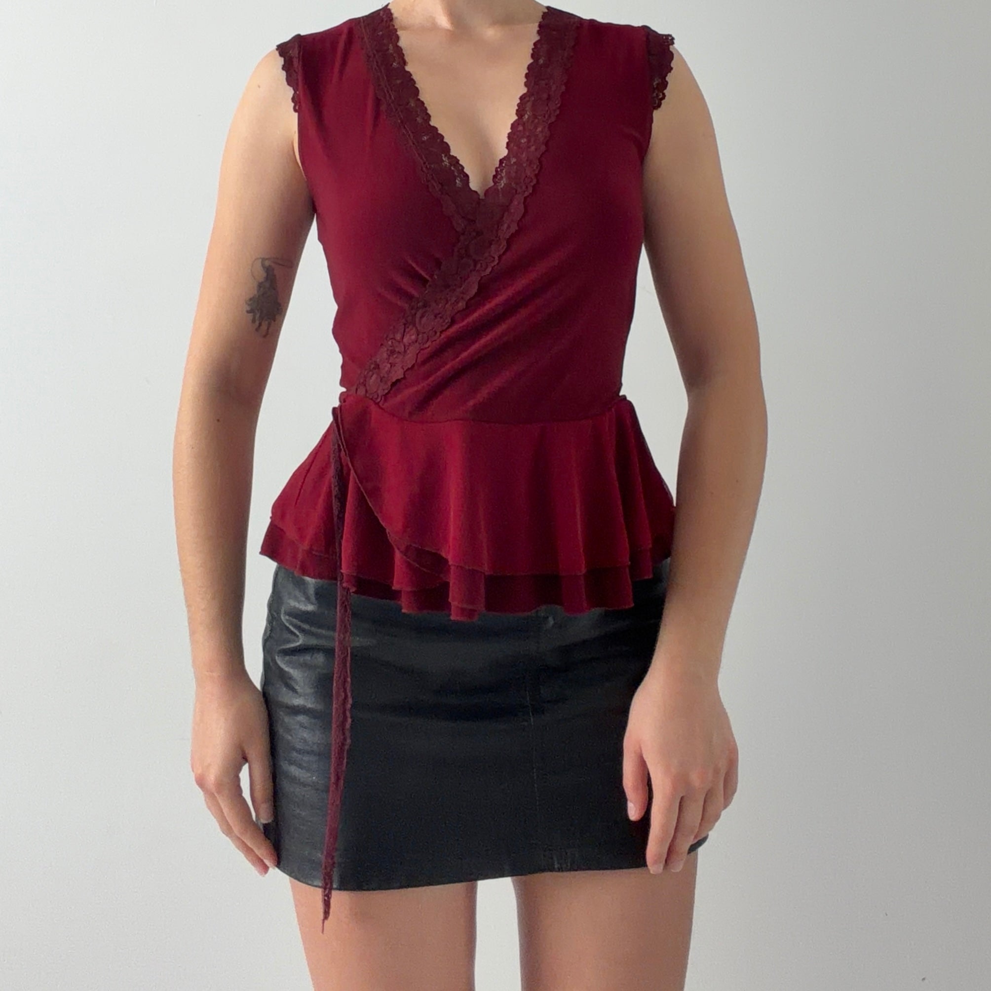Wild Child Wrap Top | M