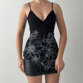 New Moine Asymmetric Beaded Top | Made in USA | 10-12