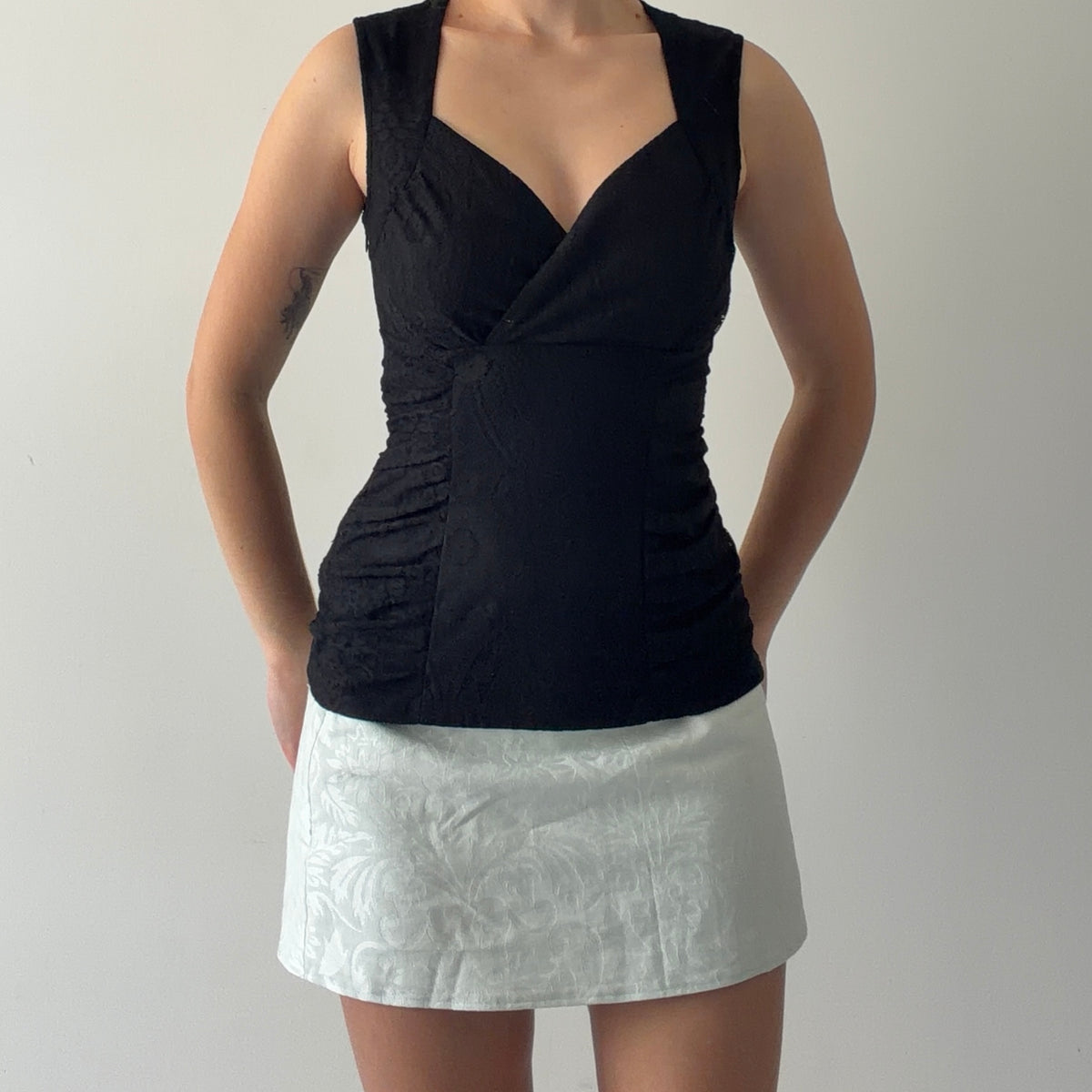Rampage Lace Cami Top | S