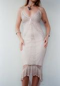 Bebe Beaded Crochet Dress | 10-12