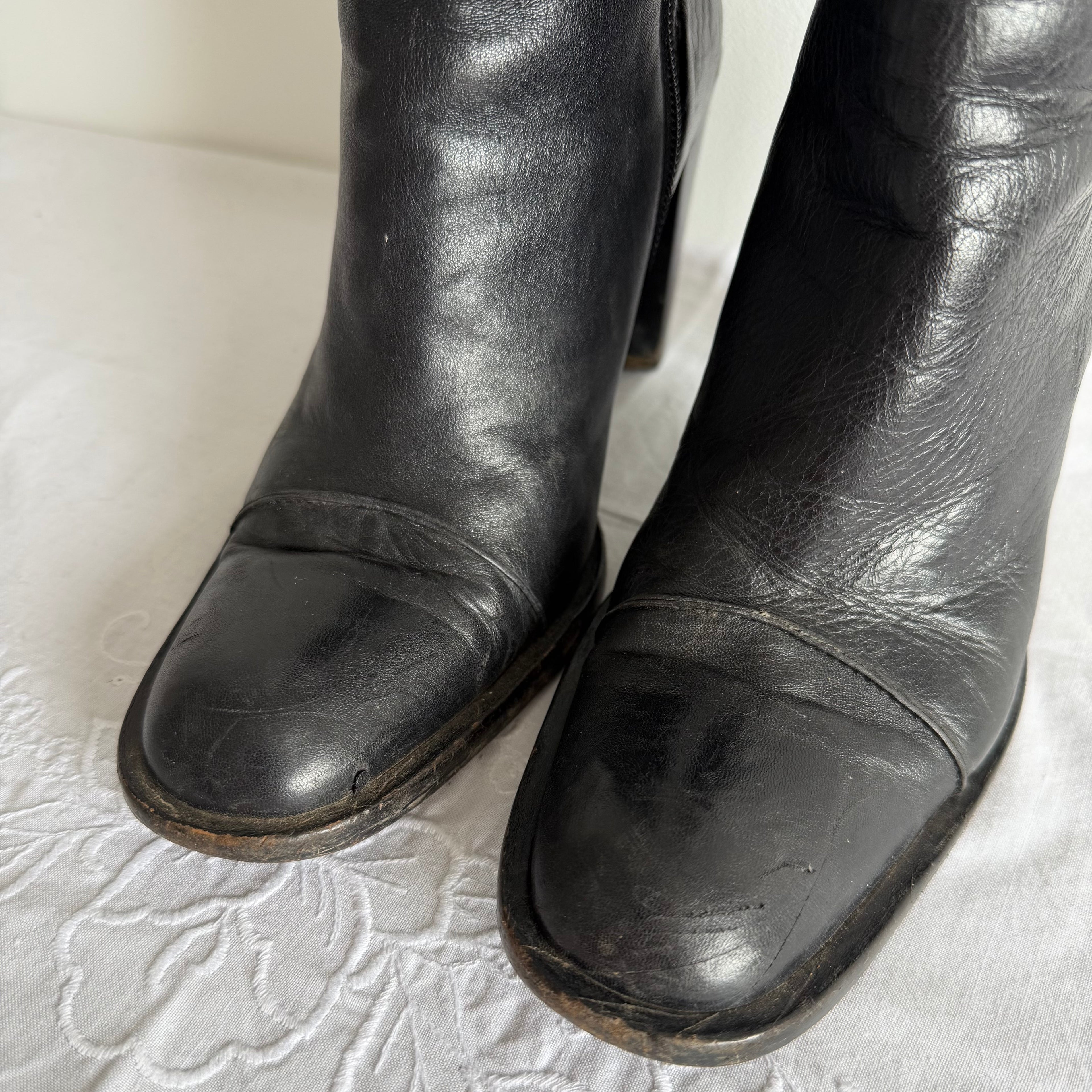 7R Italian Mid Calf Boots | EU 37 / US 6.5 / UK 4