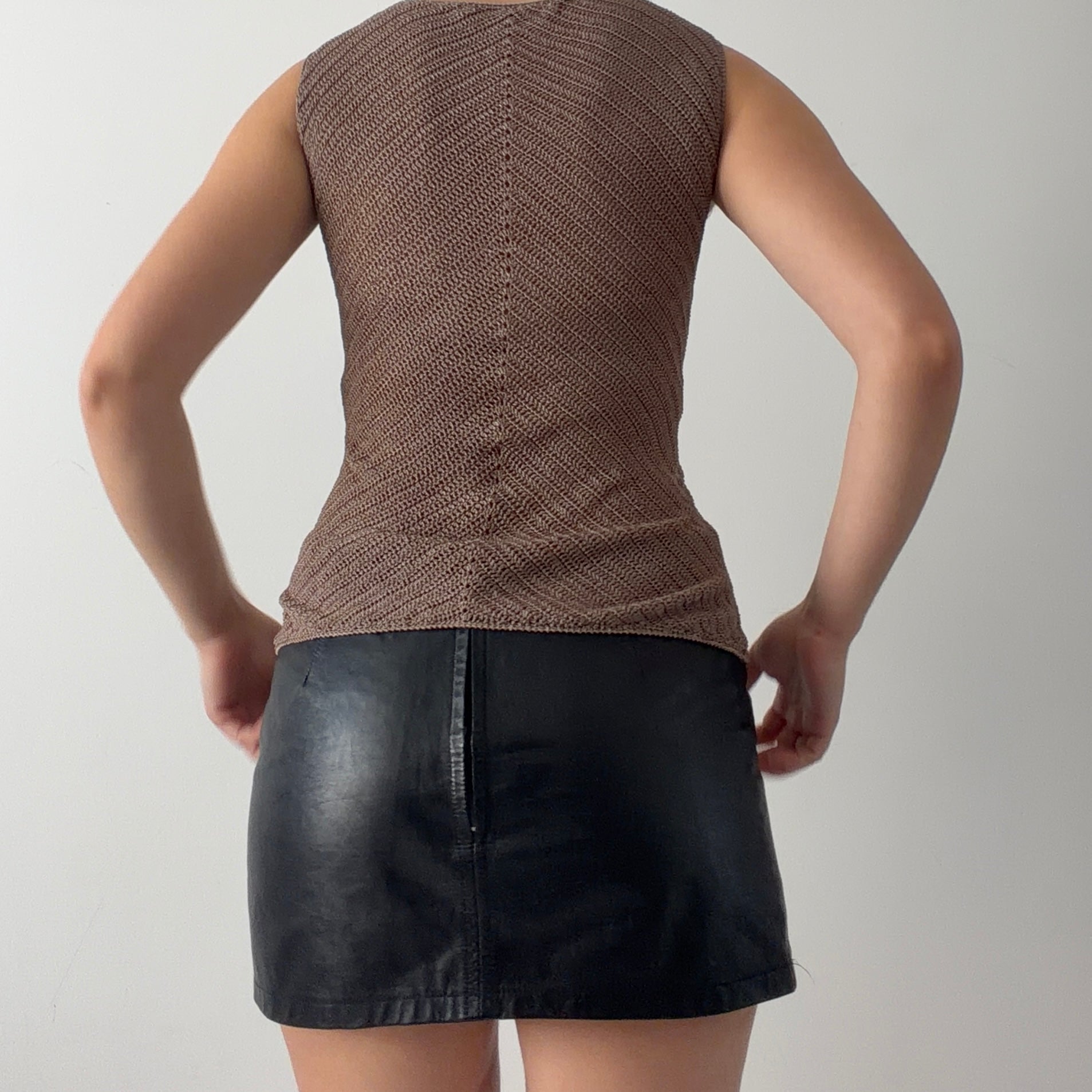 Caroll Crochet Tank Top | M
