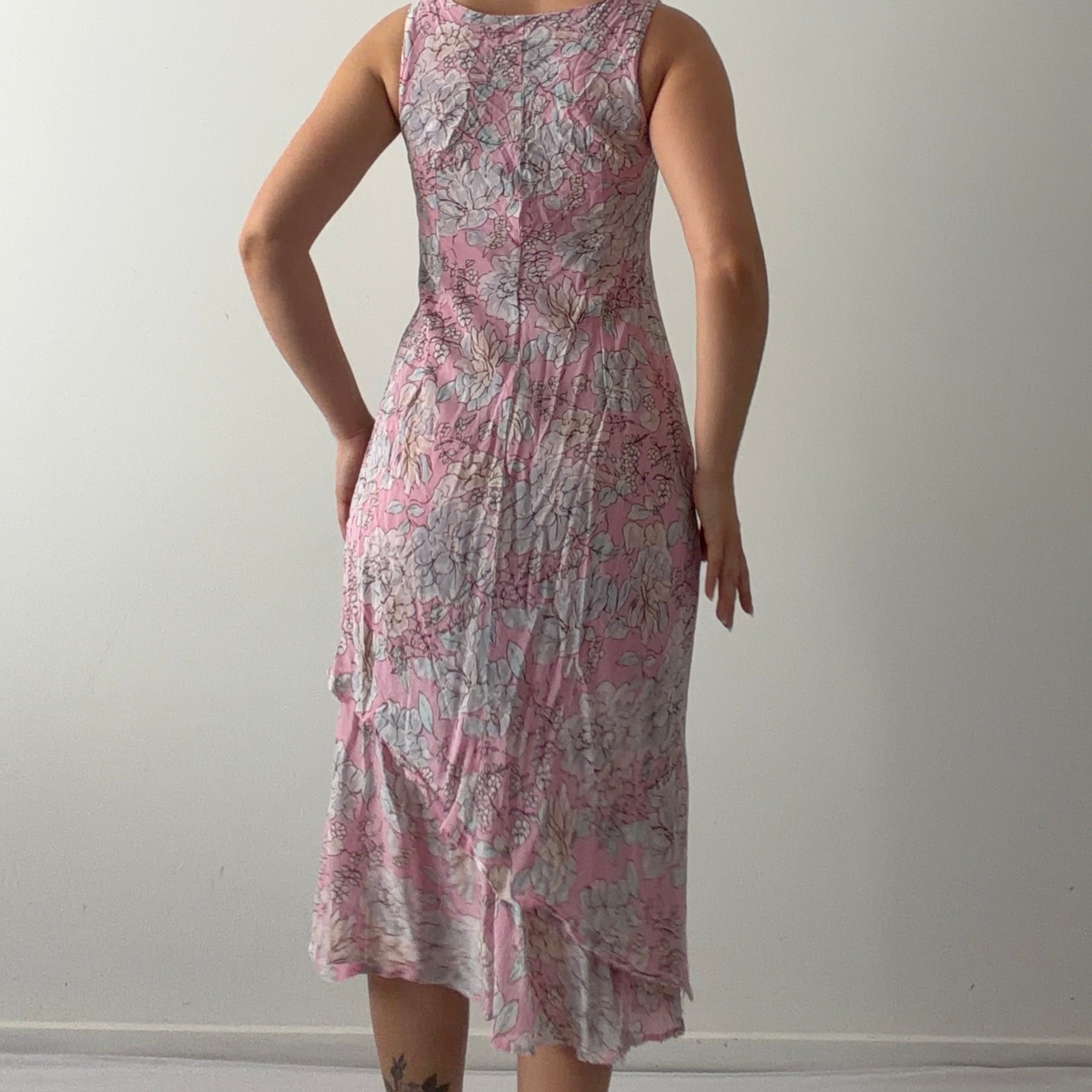 LA City Floral Midi Dress | Made in France | S