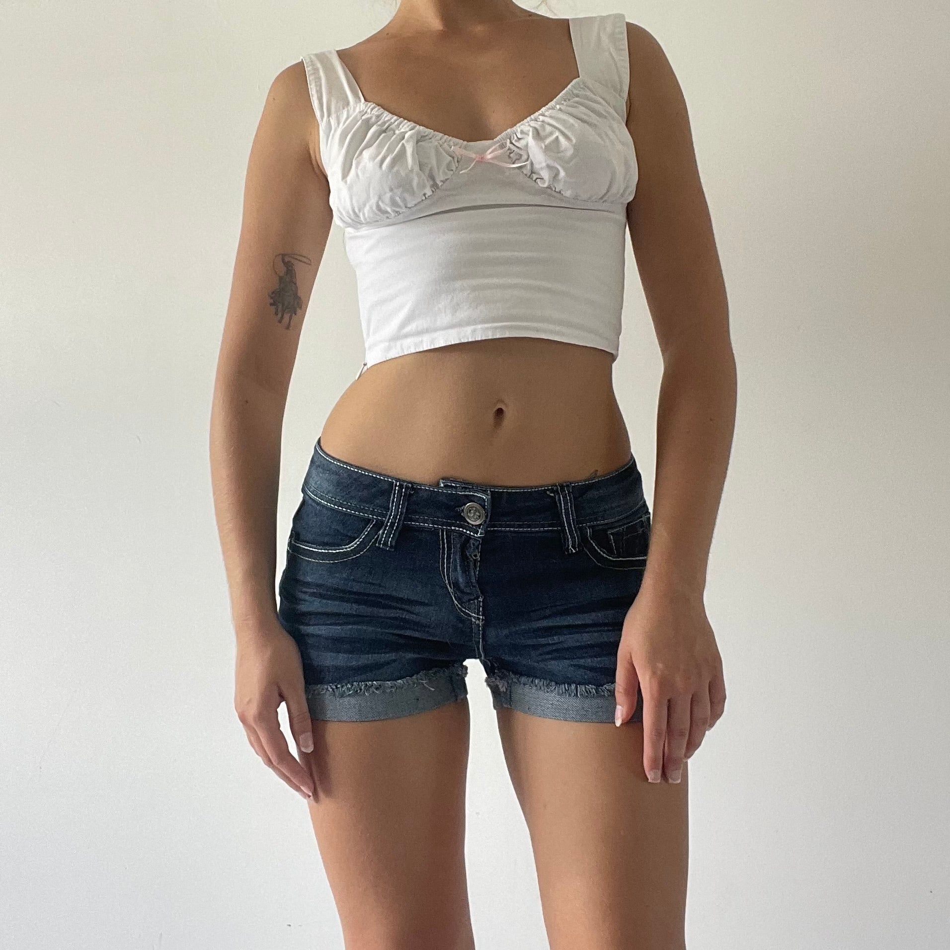 No Boundaries Micro Denim Shorts | XS