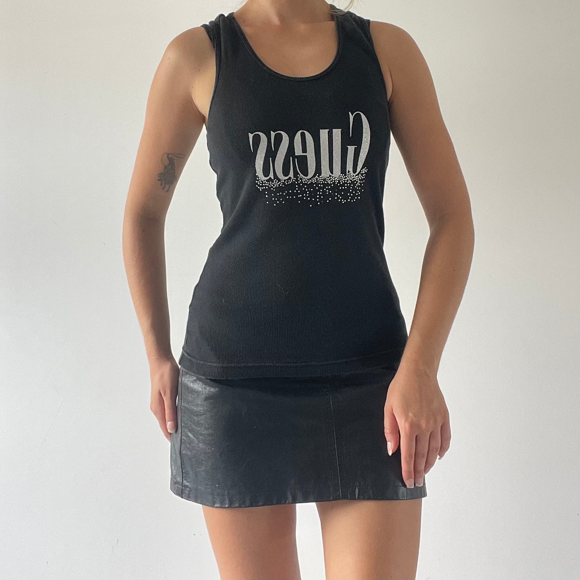 Guess Logo Cami Tank | 10-12