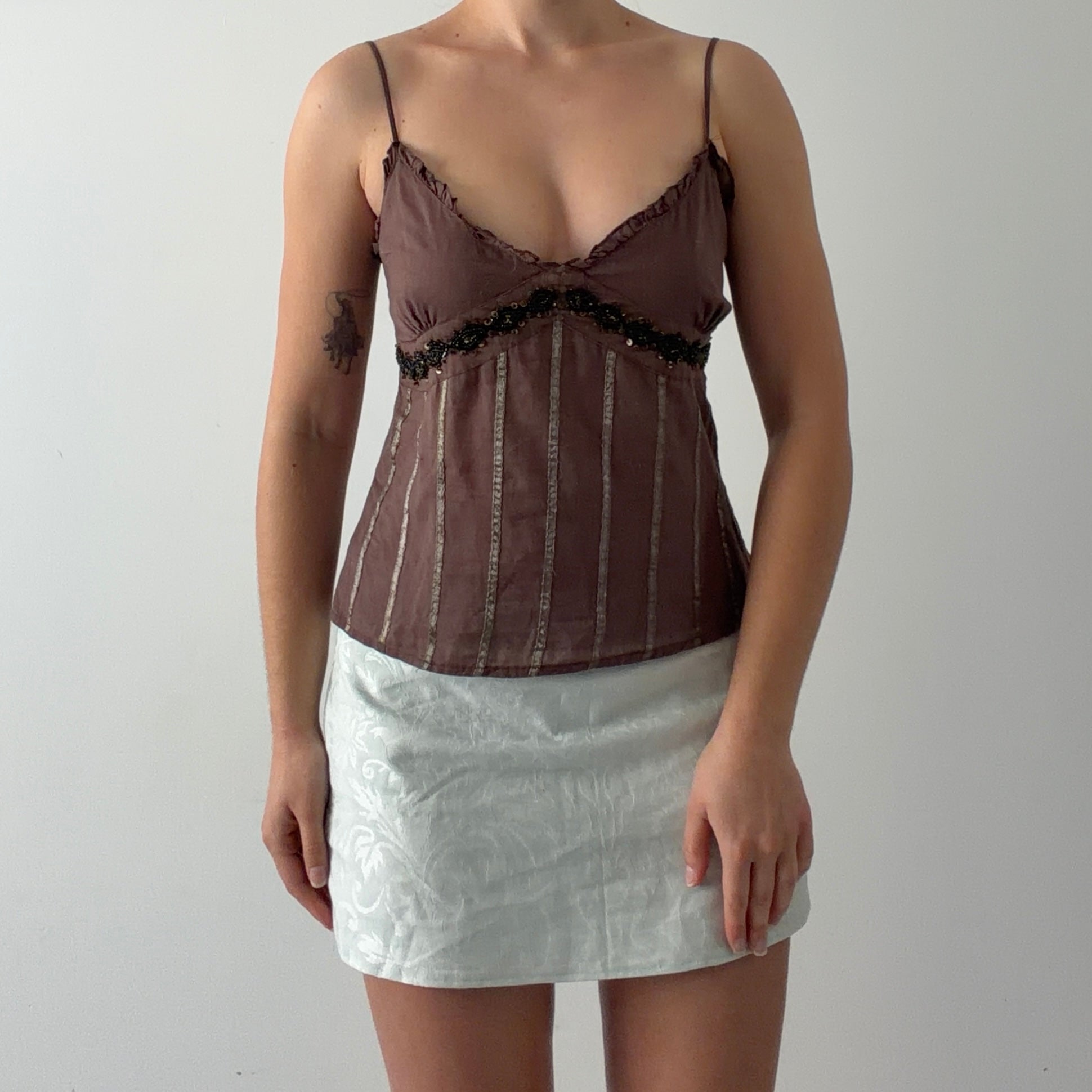 Beaded Embellished Cami | S