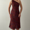 Ralph Lauren Silk Midi Dress | S