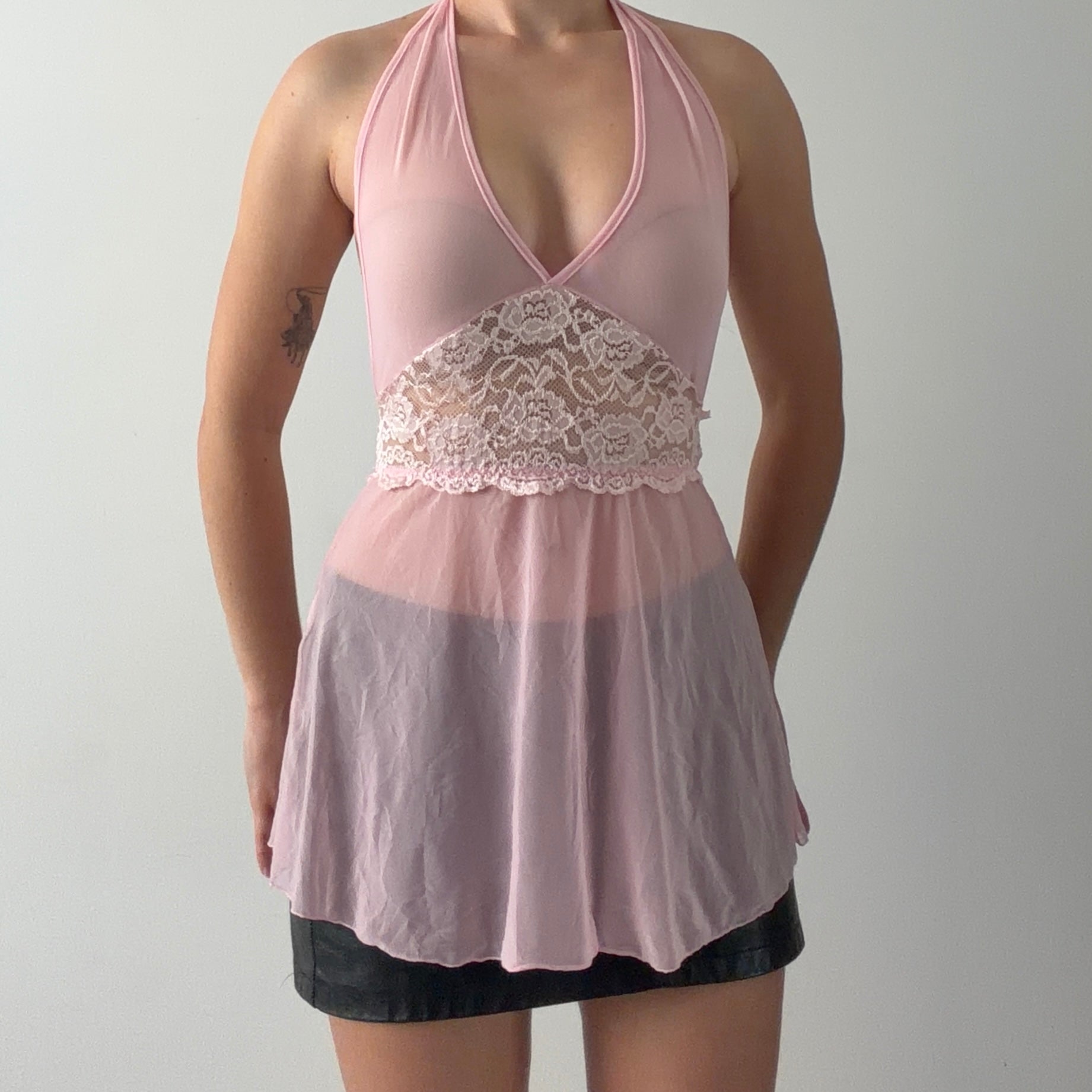 Risque Lace Halter Top | S