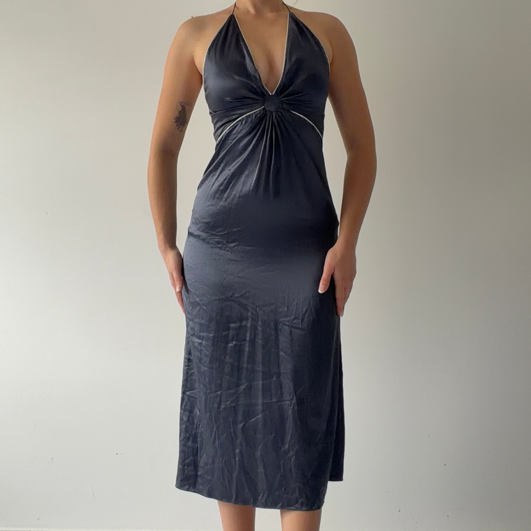 Truese Silk Halter Dress | 6-8
