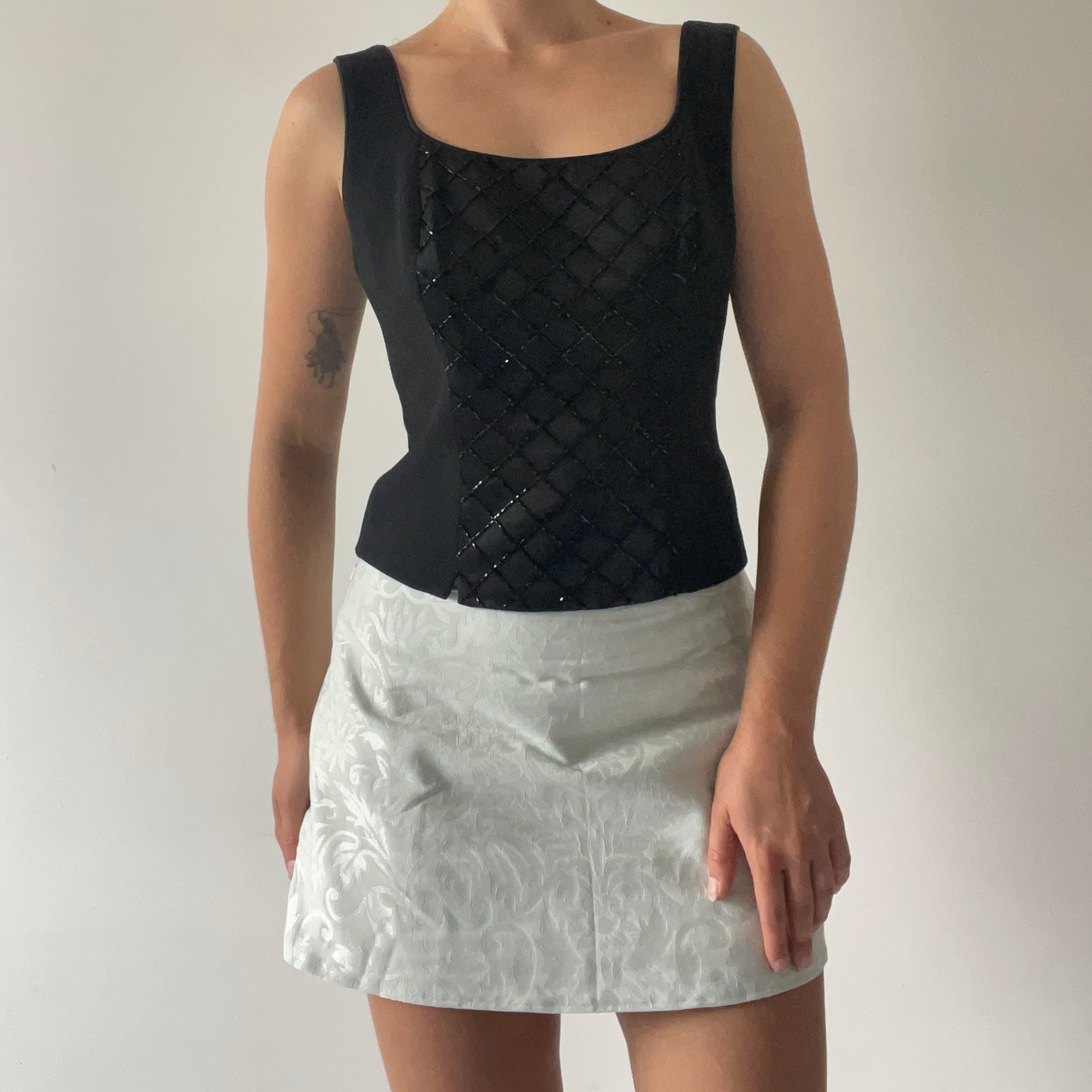 Beaded Corset Top | M
