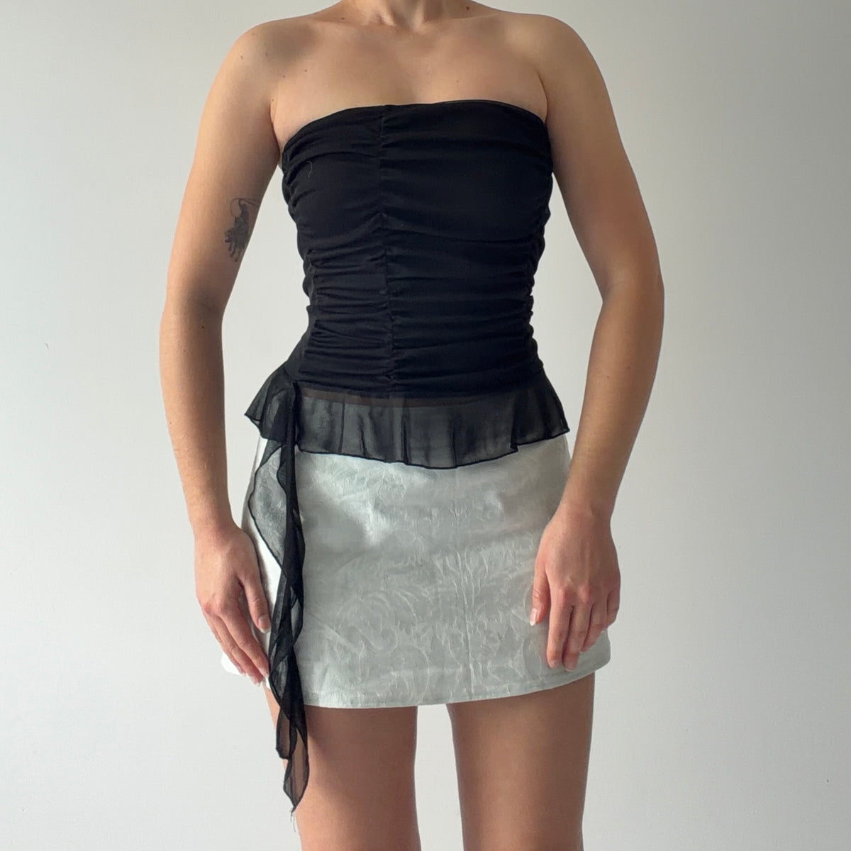 Heart Moon Star Strapless Top | S-M