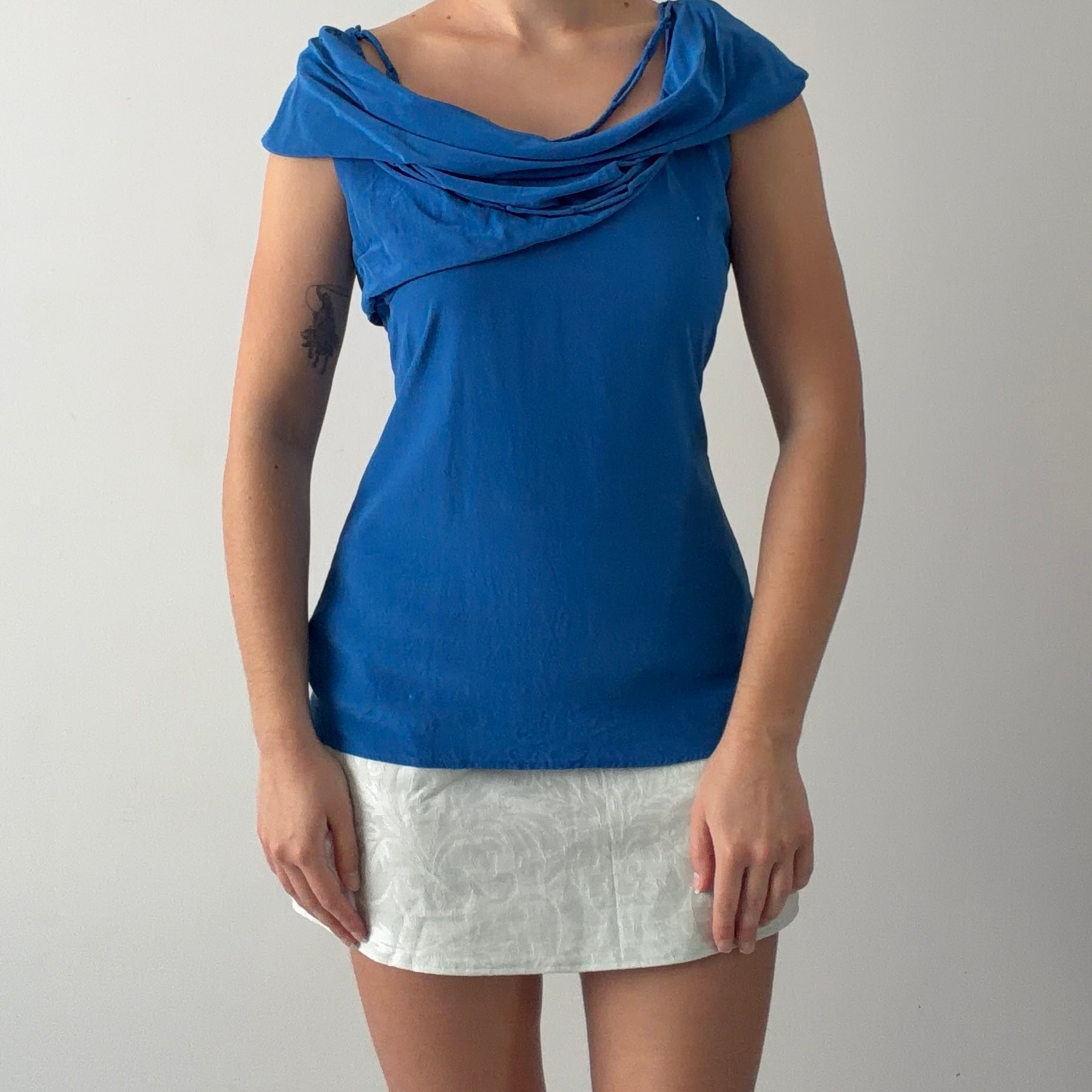 Reiss Silk Draped Top | 8-10