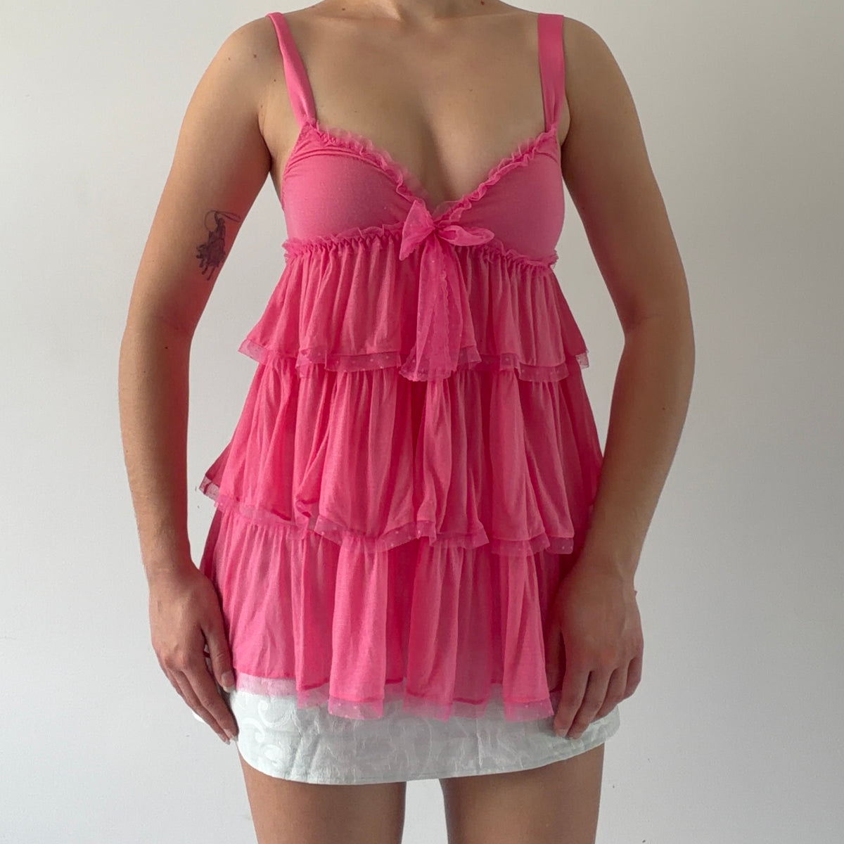 Victoria's Secret Ruffle Babydoll Cami | S