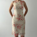 Floral Boat Midi Dress | M