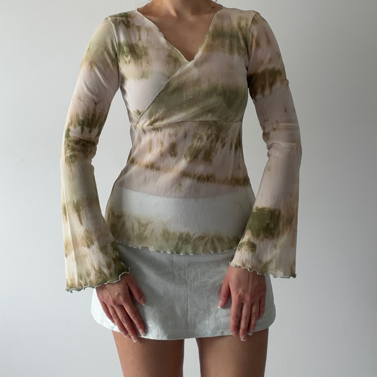 Jennyfer Bell Sleeve Top | M