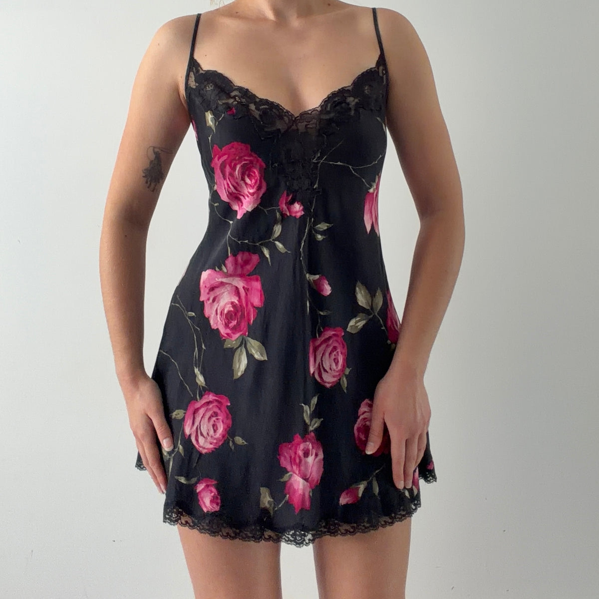 Victoria's Secret Silk Rose Slip | M